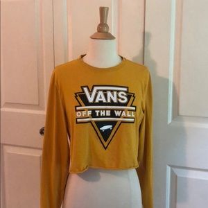 Vans Crop Long Sleeve Tee